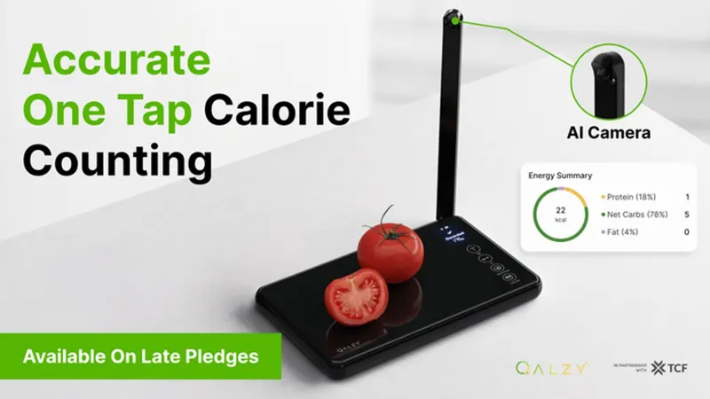 Qalzy: World’s First AI Scale to Auto-Count Calories