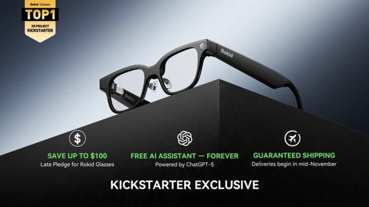 Rokid Glasses, World's Lightest Full-function AI&AR Glasses