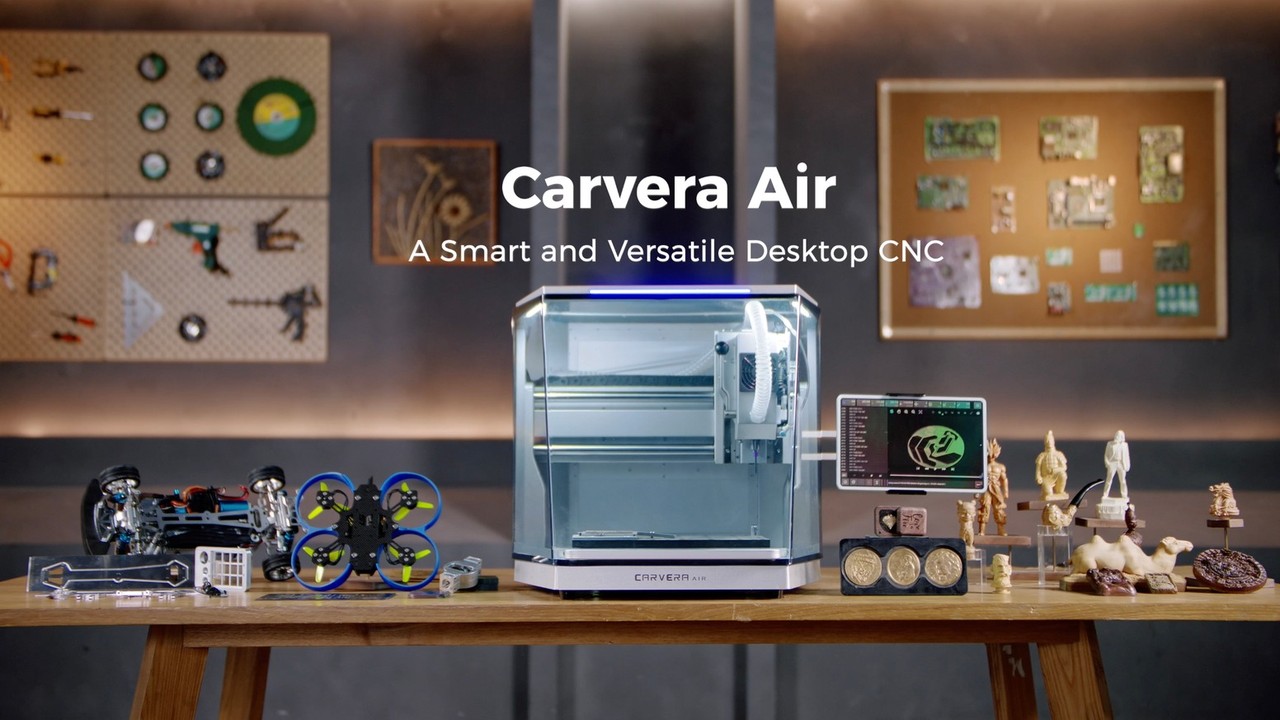Carvera Air: A Smart and Versatile Desktop CNC