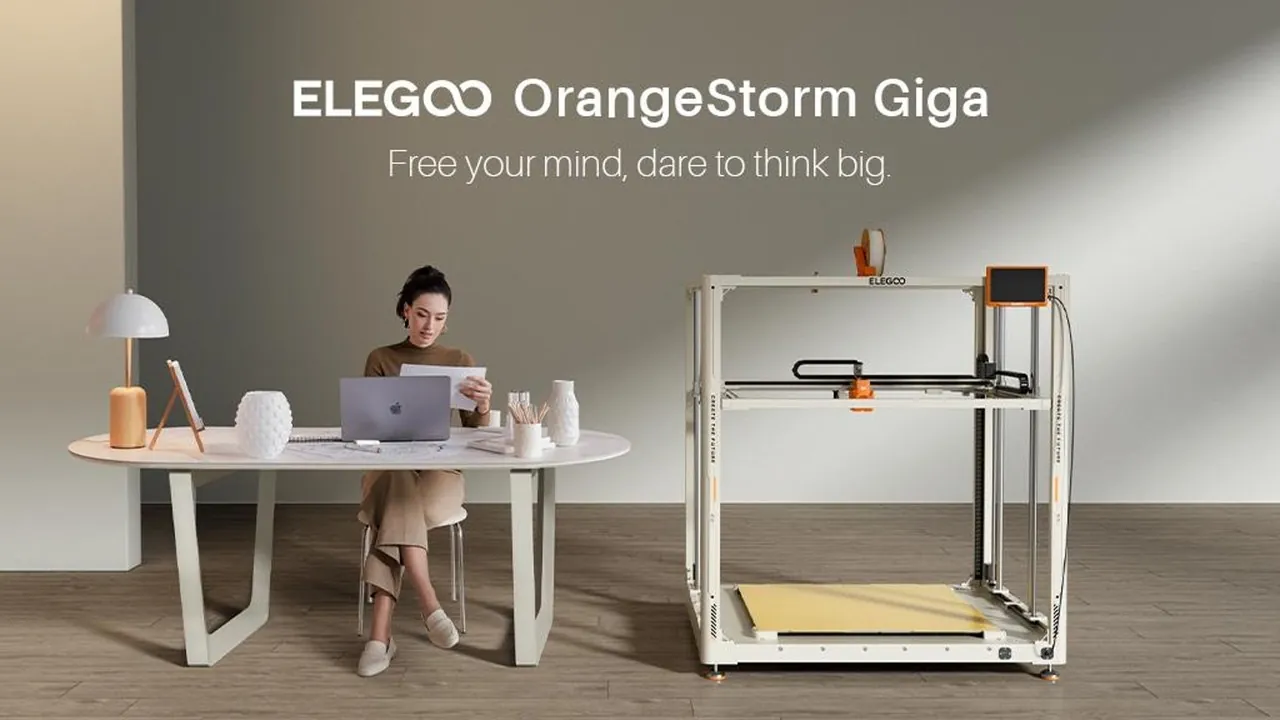 ELEGOO OrangeStorm Giga:巨型幅面高速 FDM 3D 打印机