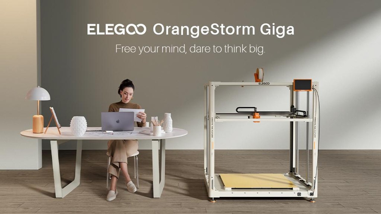 ELEGOO OrangeStorm Giga: Gigantic Volume Fast FDM 3D Printer