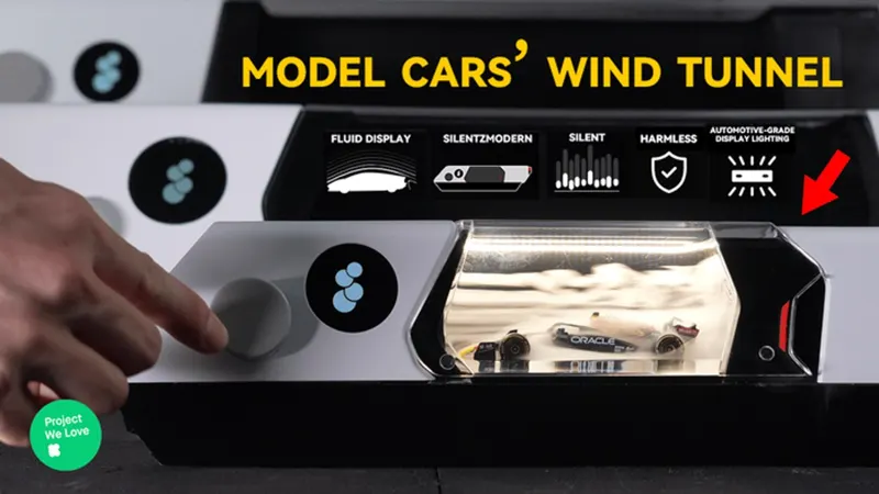 Windsible: Desktop Wind Tunnel for Your Diecast Cars Models