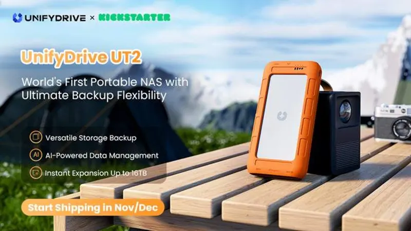 UnifyDrive UT2: Portable NAS for Creators on the GO