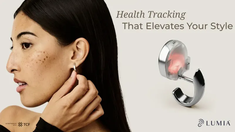 Lumia 2 Smart Earrings: Discreet Next-Gen Health Tracking