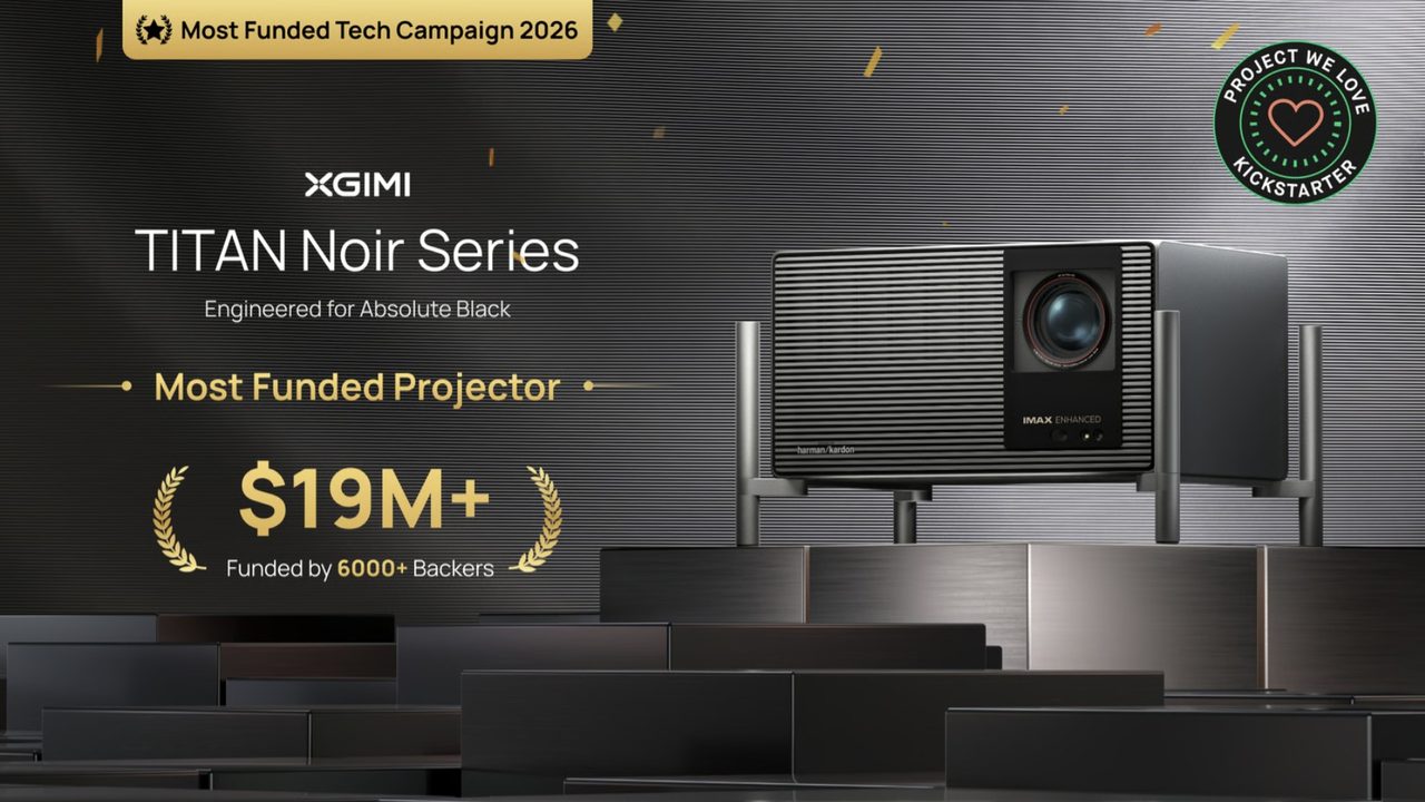 XGIMI TITAN Noir Series: A Dual Iris 4K RGB Laser Projector