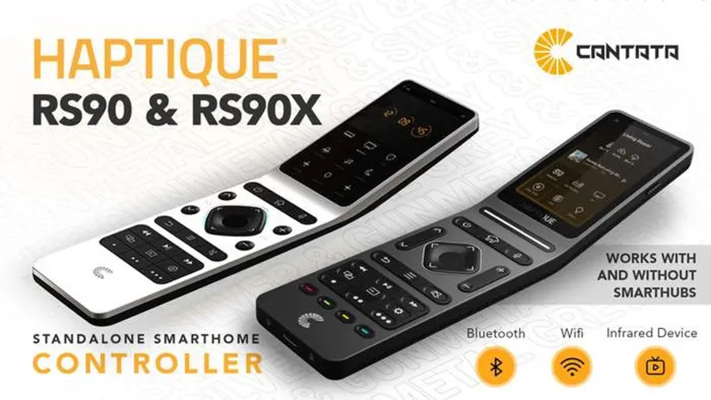 Haptique RS90: A True universal remote controller