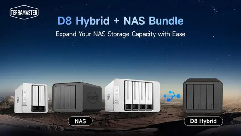 TerraMaster D8 Hybrid+NAS Bundle: Storage Upgrade Made Easy