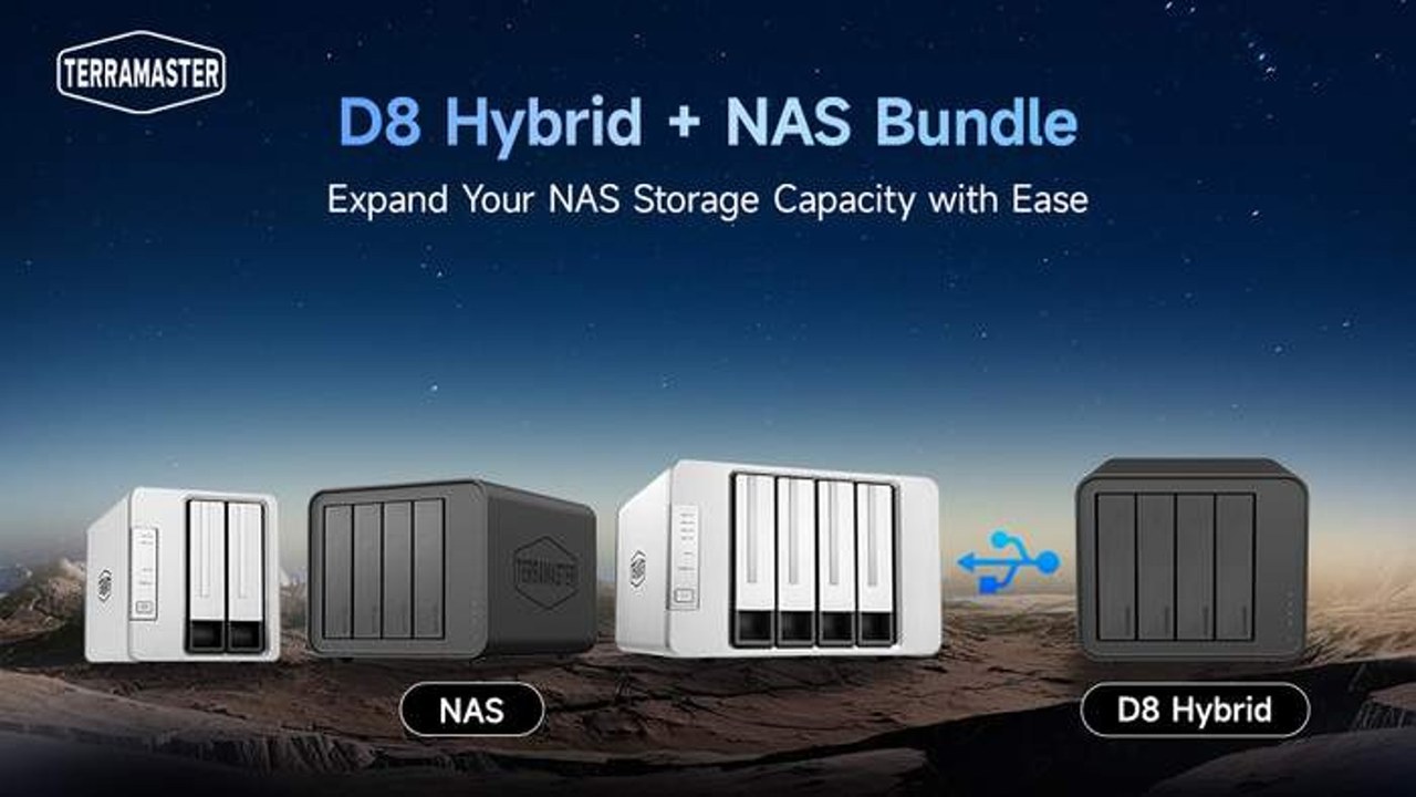 TerraMaster D8 Hybrid+NAS Bundle: Storage Upgrade Made Easy