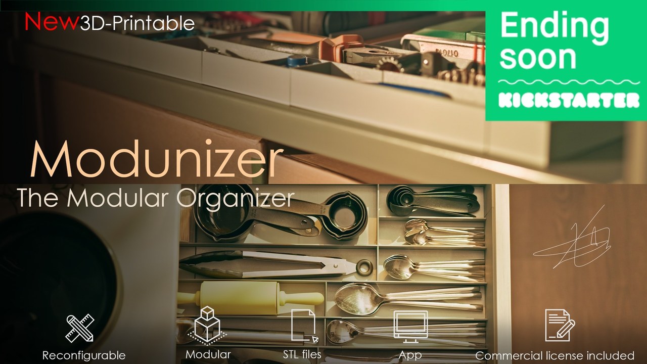 Modunizer: The Modular 3D-Printable Organizer