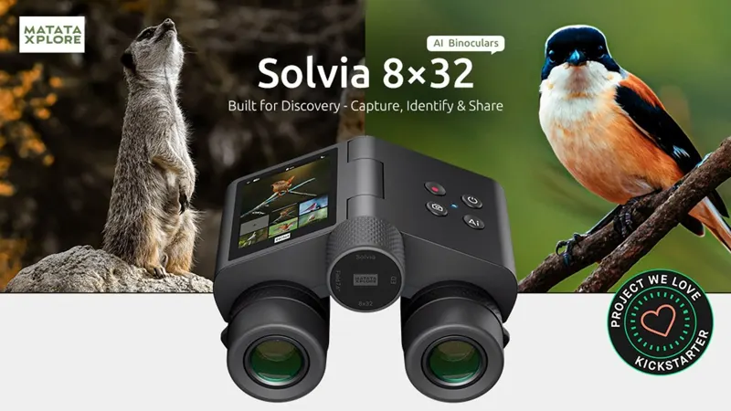 Solvia 8x32 AI 望远镜:识别、拍摄、分享三合一