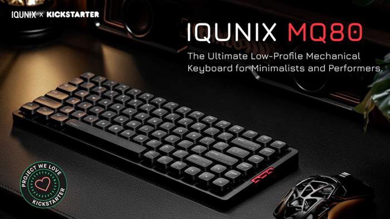 IQUNIX MQ80: The Ultimate Low-Profile Mechanical Keyboard
