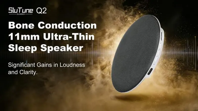 Only 11mm Thin — Sleep Speaker with Bone Conduction Mode