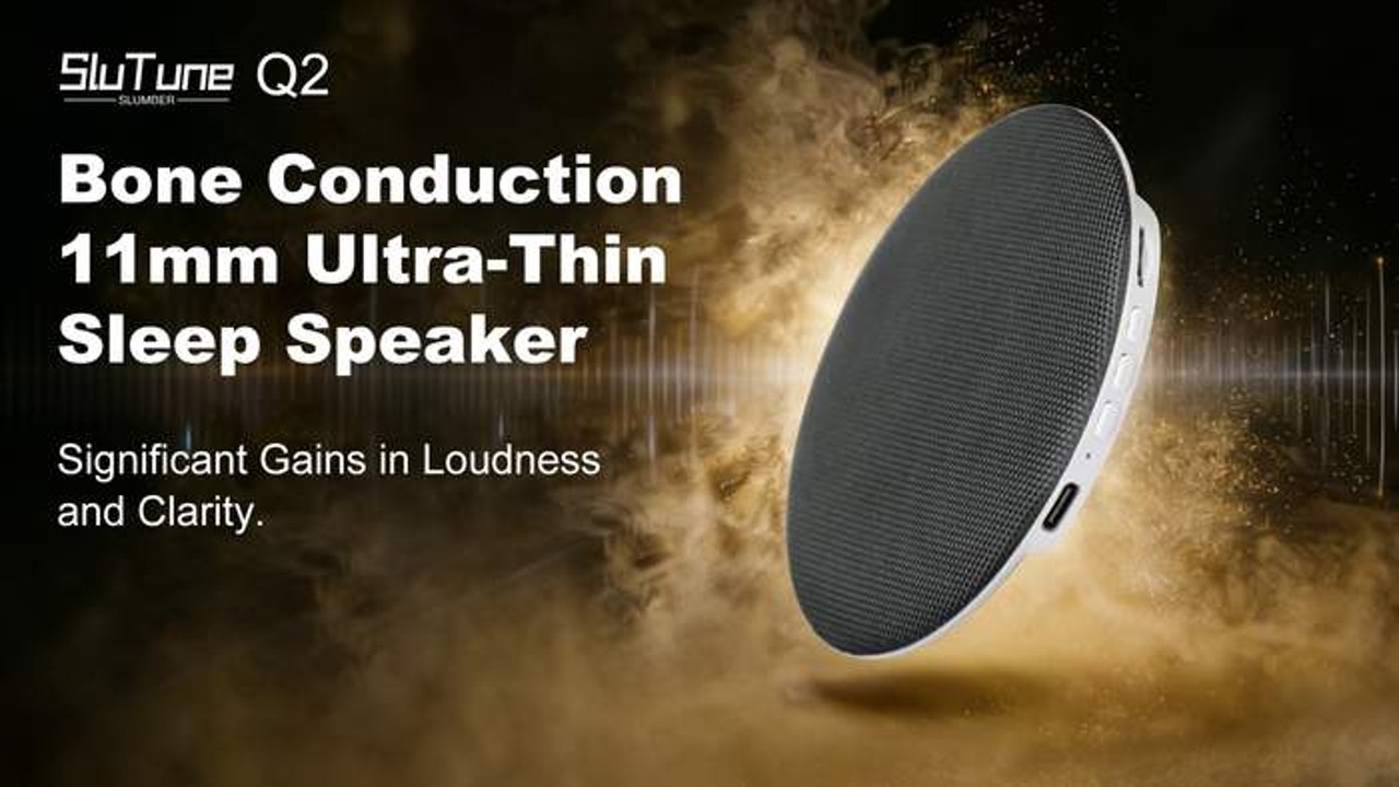 Only 11mm Thin — Sleep Speaker with Bone Conduction Mode