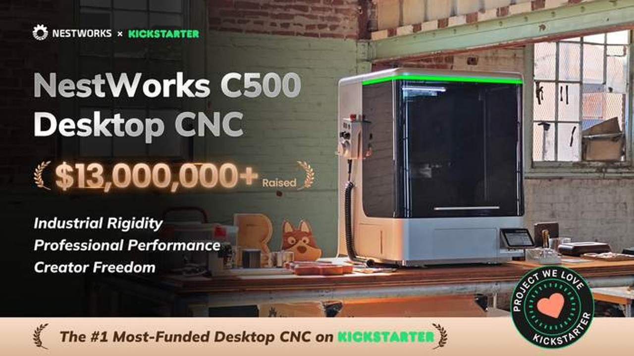 NestWorks C500 - Next-Gen Smartest CNC with Industrial Power