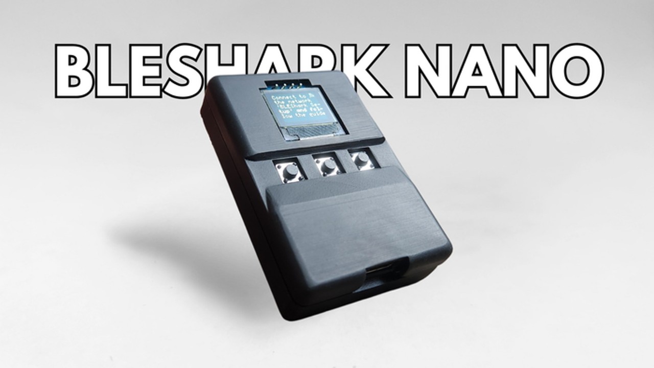 BLEShark Nano: A Compact Wireless Multi-Tool for Hackers