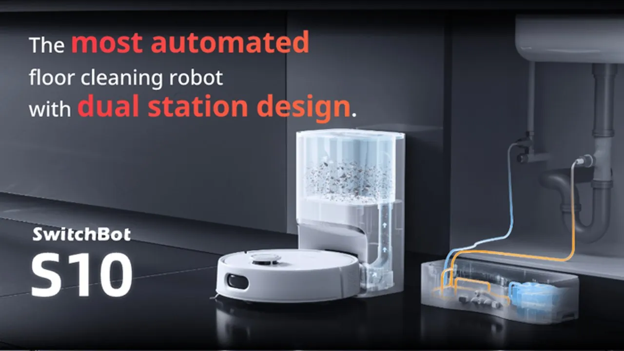 SwitchBot S10. The most automated floor cleaning robot.