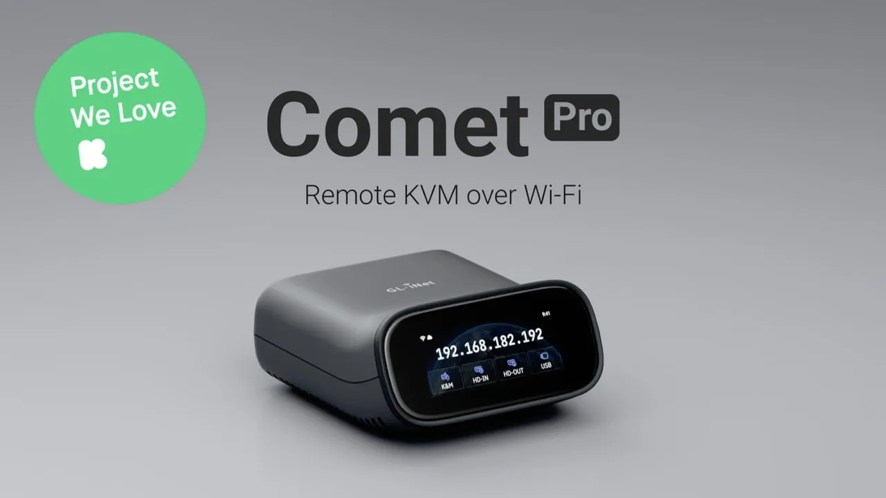 GL.iNet Comet Pro Remote KVM over Wi-Fi