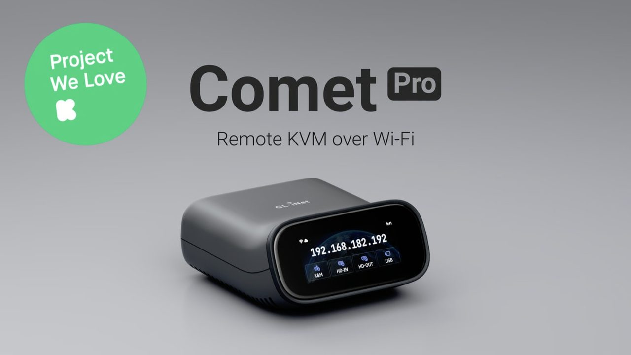 GL.iNet Comet Pro Remote KVM over Wi-Fi