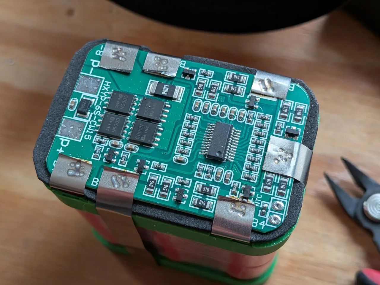 Custom 6S1P 18650 battery pack