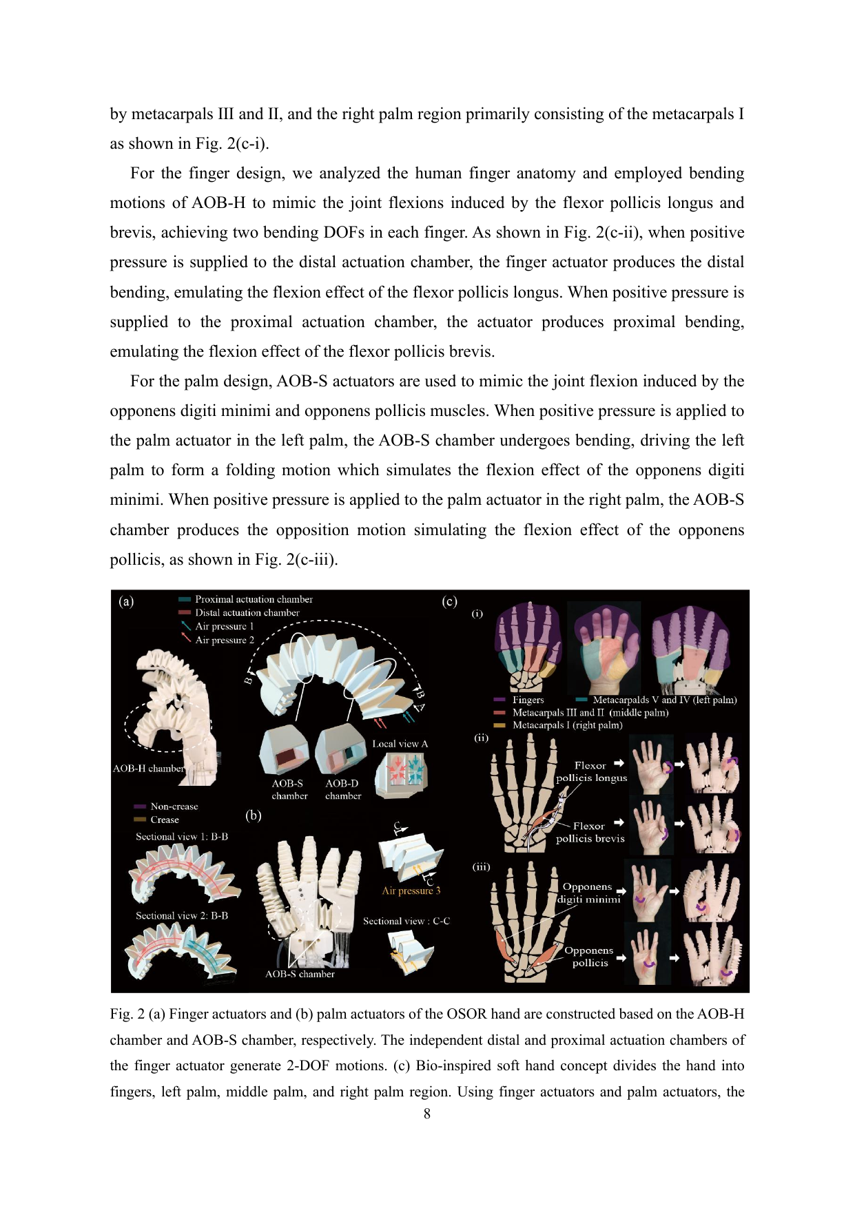 Figure 5: Flexibility demonstrations
