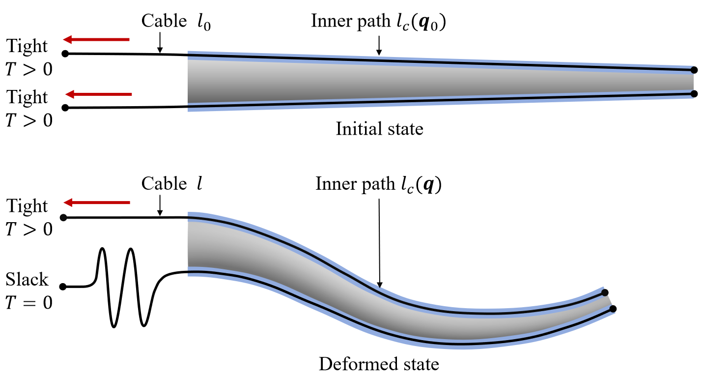 Cable complementarity condition