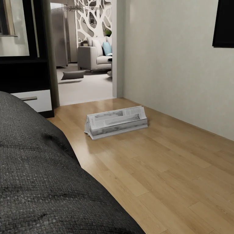 Example of a squat augmentation scene