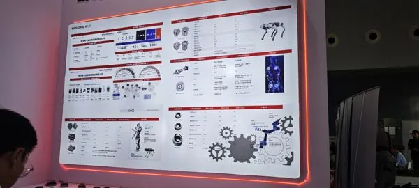 WOLONG Robotics Product Display Board