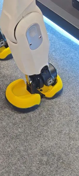 Close-up of Wheeled-Half Robot's Leg