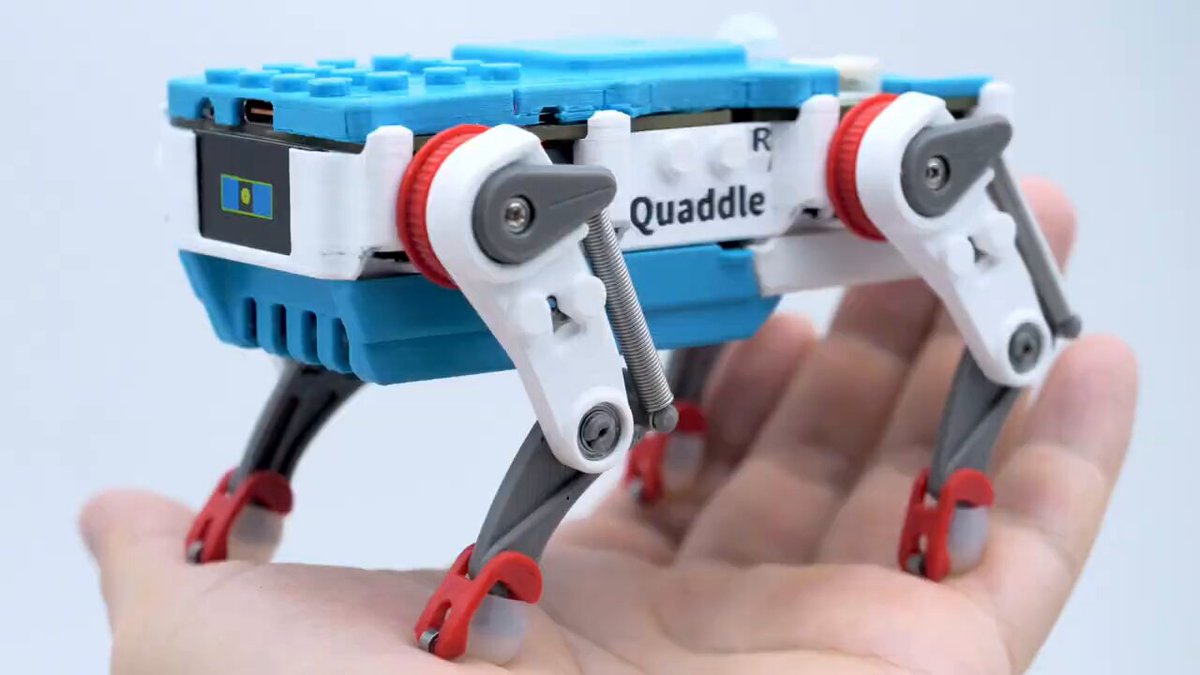 Petoi Quaddle: open-source desktop quadruped for STEM tinkering