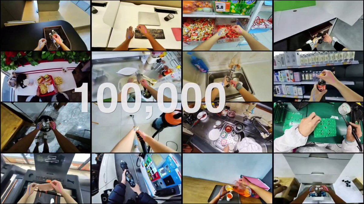EgoSuite-Open100K open-sources 100k hours of human behavior data