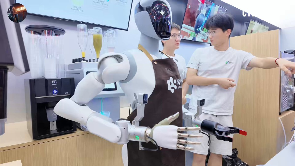 Shenzhen AI² Robotics Deploys Humanoid Tea Server: Takes Tablet Orders and Brews with Dual Arms