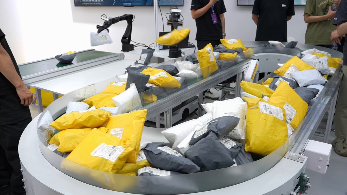 Dexmal DM0.5 Dual-Arm Robot Sorts 1,200+ Parcels/Hour