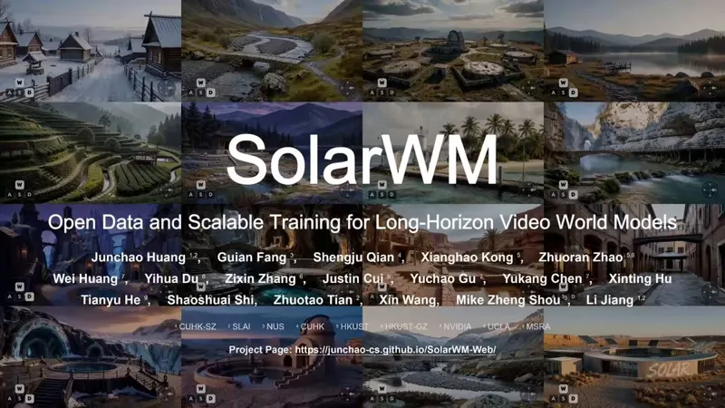 SolarWM: End-to-End World Model Pipeline Goes Open Source