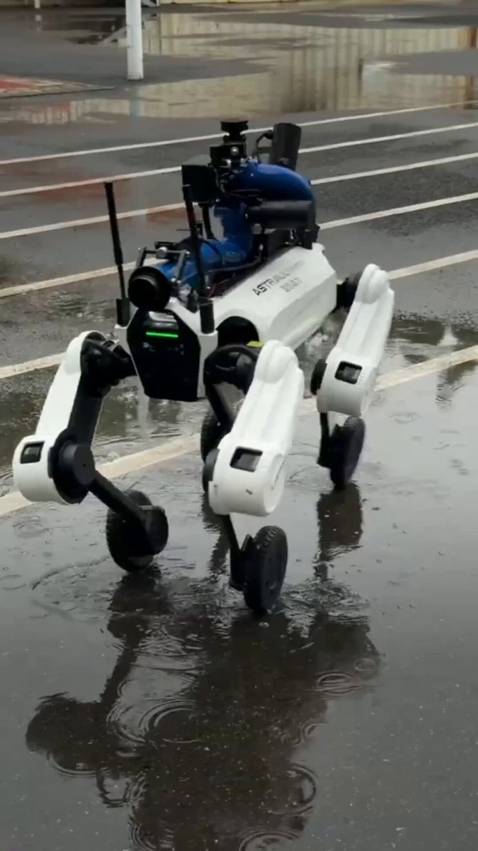 ASTRALL quadruped firefighting robot