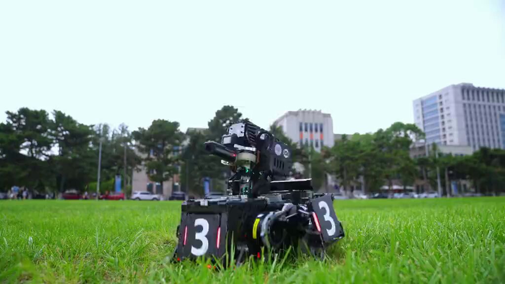 Fudan RoboMaster wheeled-legged robot uses end-to-end RL