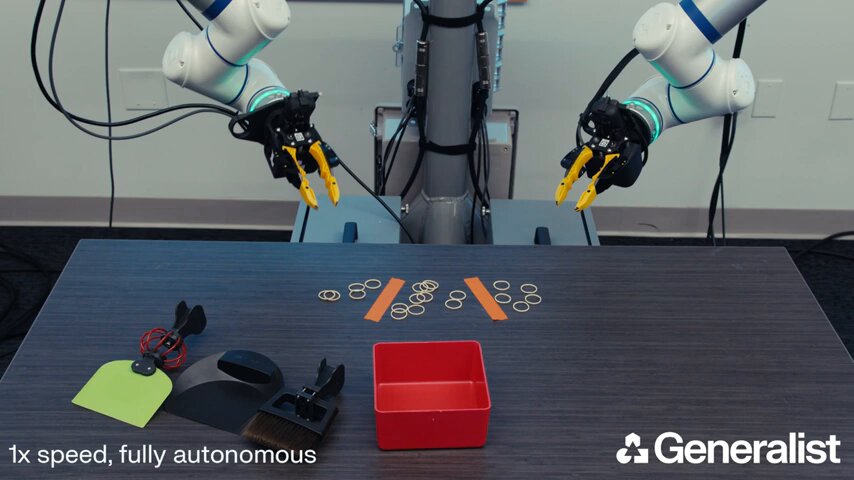 GEN-1: robots swap end effectors for physical reasoning