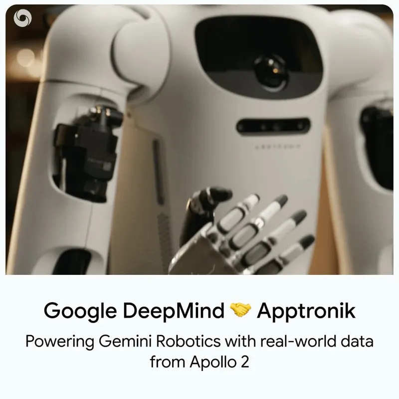 Apptronik x Google DeepMind: Apollo 2 Humanoid Trains Gemini Robotics