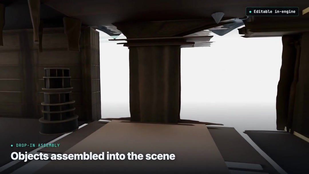 Lumera turns an image into an editable UE5 world with meshes, lights, and layouts