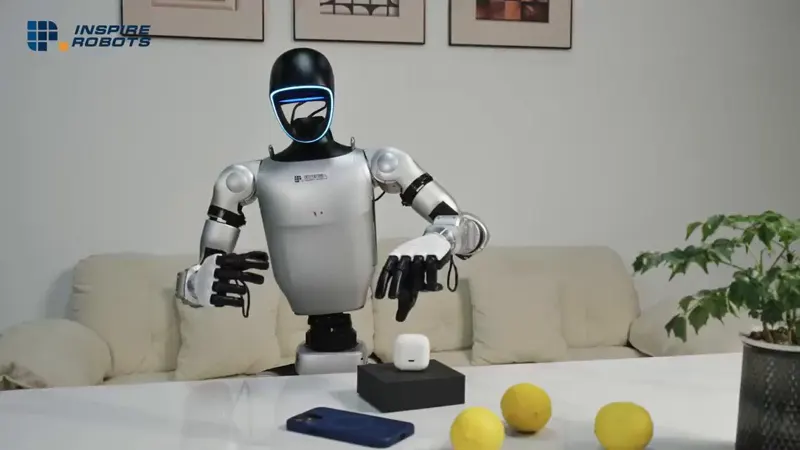 Inspire RH56H1 Robotic Hand Picks Up an Earbud