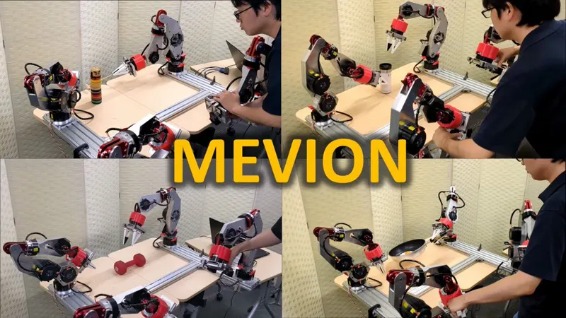 开源双臂机器人MEVION被IEEE RA-P接收