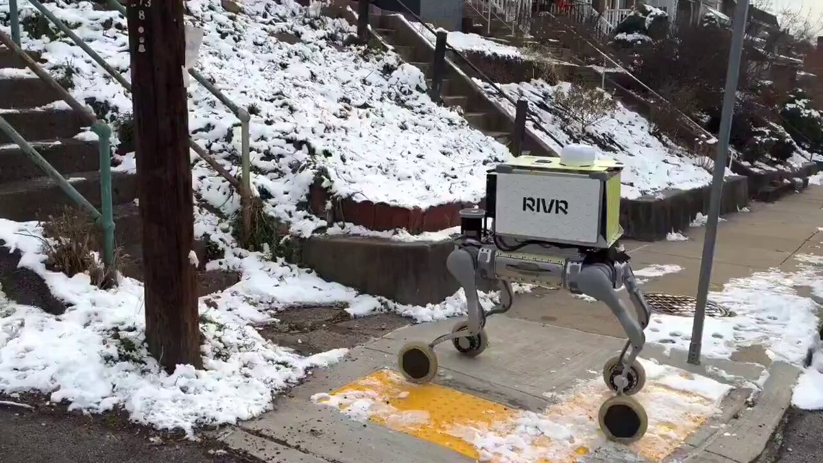 Amazon-backed RIVR Tests Delivery Robots