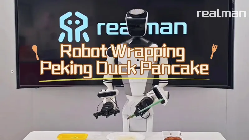 RealMan Robot Arm Wraps Peking Duck Pancakes