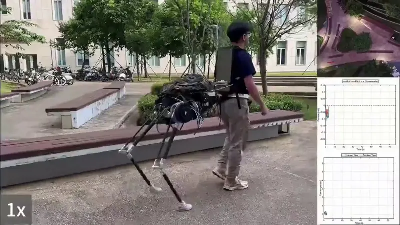 半人马外骨骼:让人像四足一样负重行走
