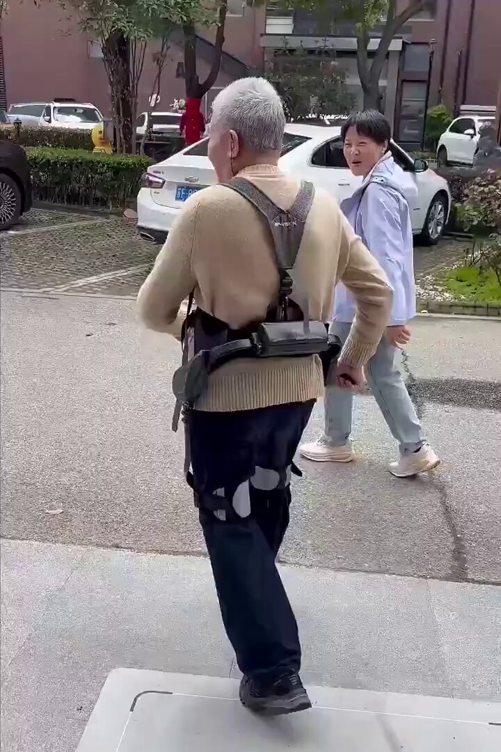 Chinese exoskeleton robots help seniors and disabled walk again