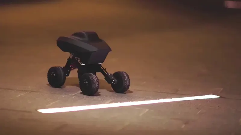 DFRobot 4WD AGV Handles Any Terrain