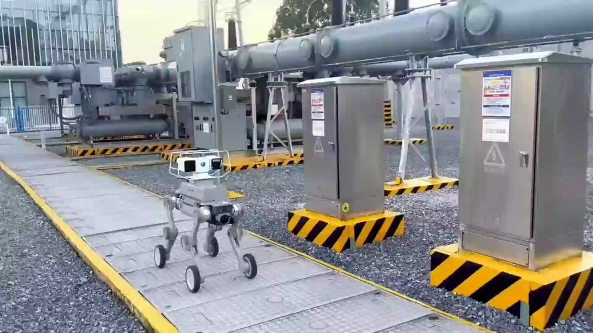 China deploys self-charging AI robots to patrol power facilities