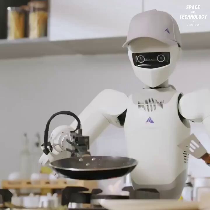 Astribot T1 humanoid robot handles everyday tasks in a service robotics demo