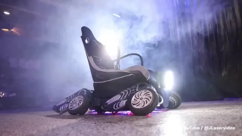 Quadruped Robot Transforms Into an All-Terrain Wheelchair
