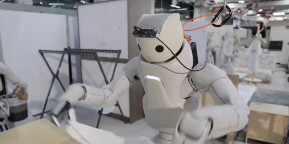 Multiple Chinese companies training robots to do household chores