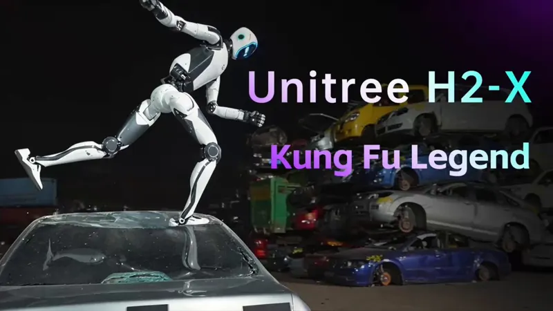 宇树 H2-X:空翻踢击与四米跳落实测